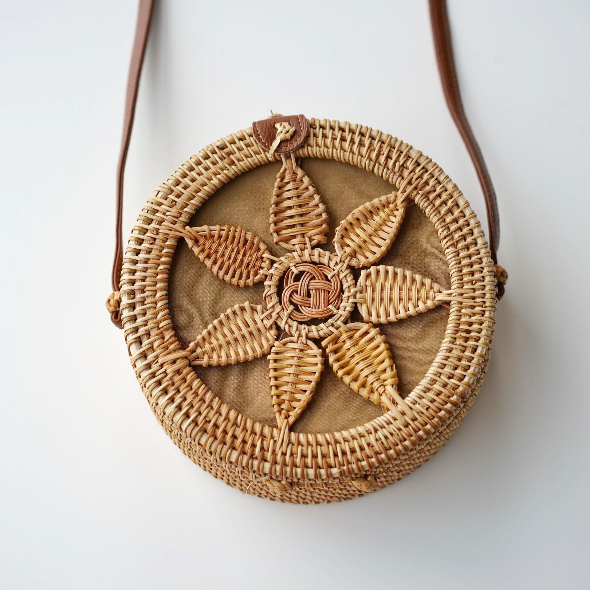 Vietnamese Rattan Crossbody Bag
