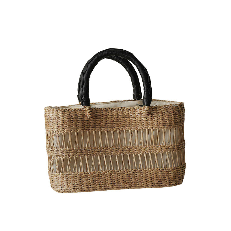 Nordic Woven Round Handbag