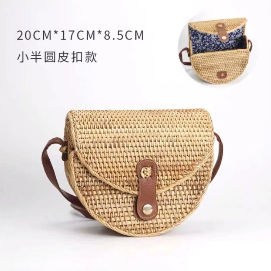 Vietnamese Rattan Crossbody Bag