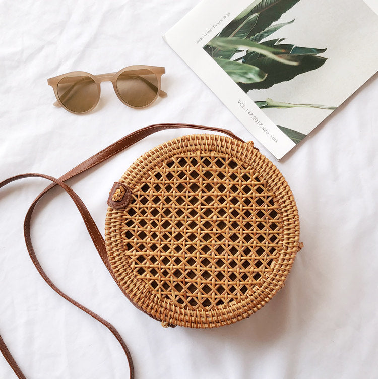 Vietnamese Rattan Crossbody Bag
