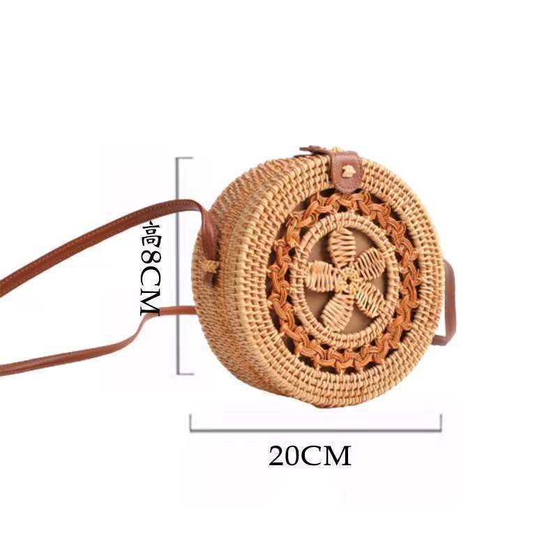 Vietnamese Rattan Crossbody Bag