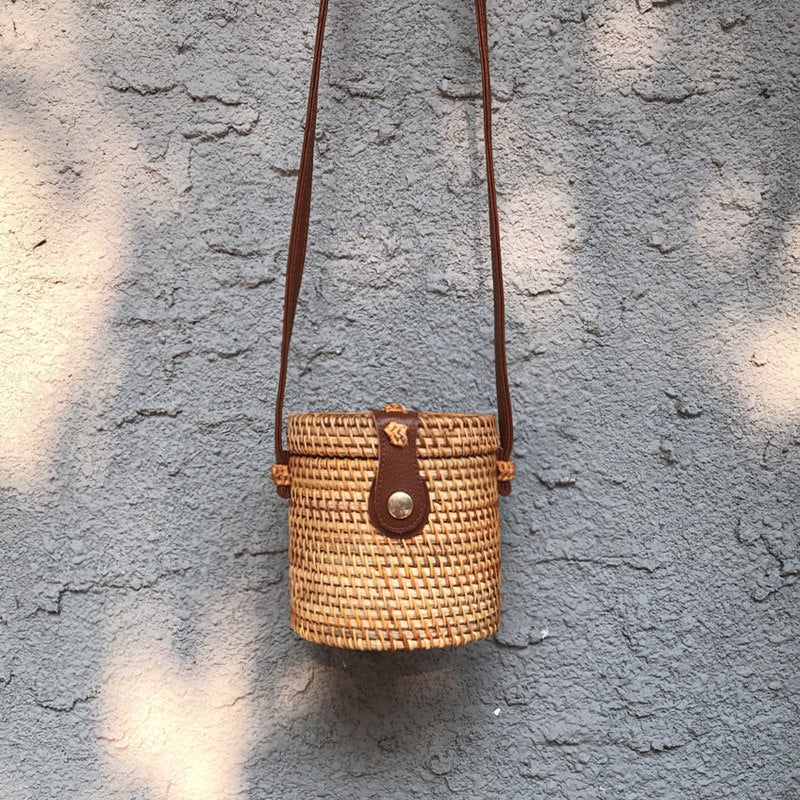Vietnamese Rattan Crossbody Bag