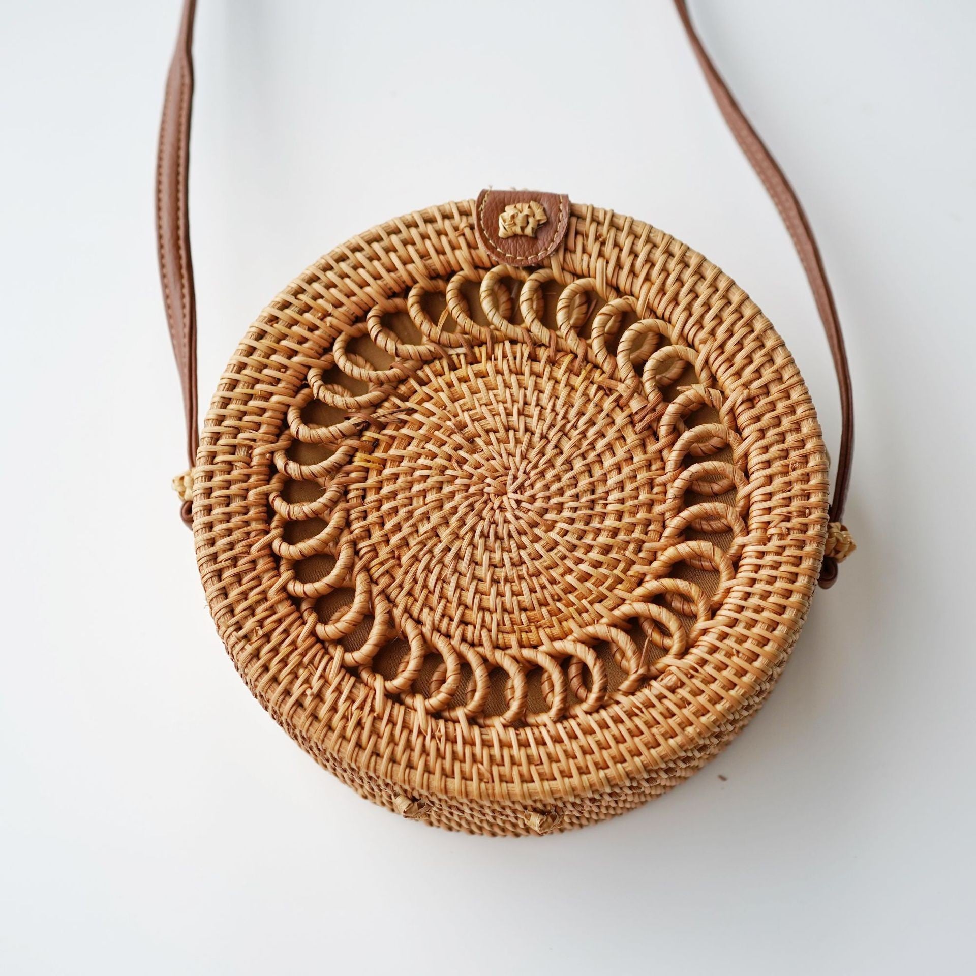 Vietnamese Rattan Crossbody Bag