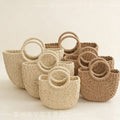 French Straw Woven Tote Bag