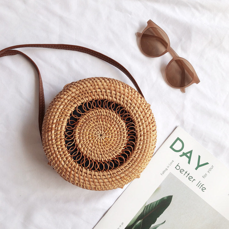 Vietnamese Rattan Crossbody Bag