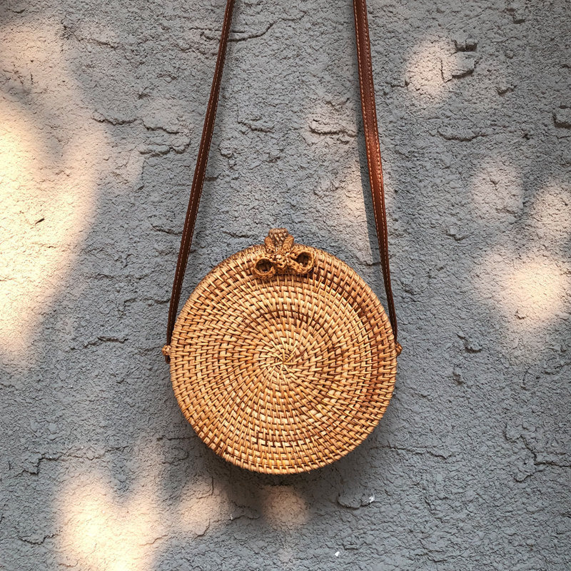 Vietnamese Rattan Crossbody Bag