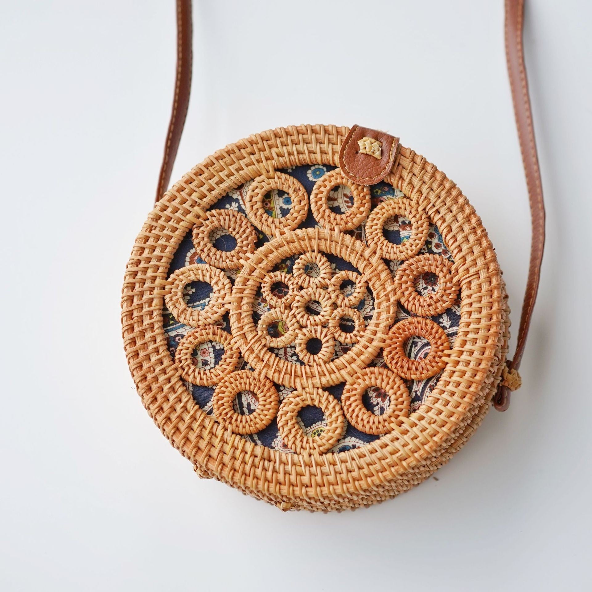 Vietnamese Rattan Crossbody Bag