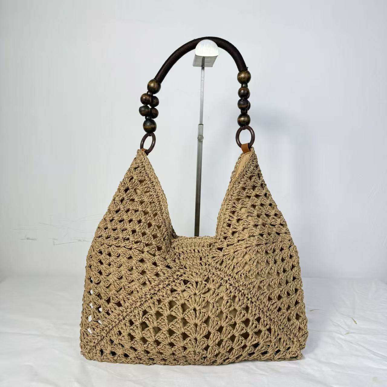 Open-Weave Beach Tote Bag