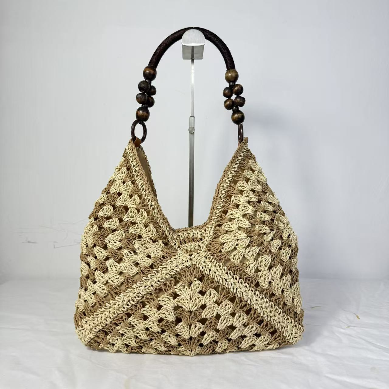 Open-Weave Beach Tote Bag
