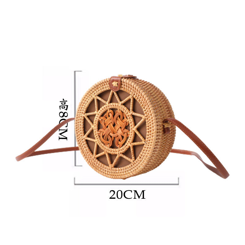 Vietnamese Rattan Crossbody Bag