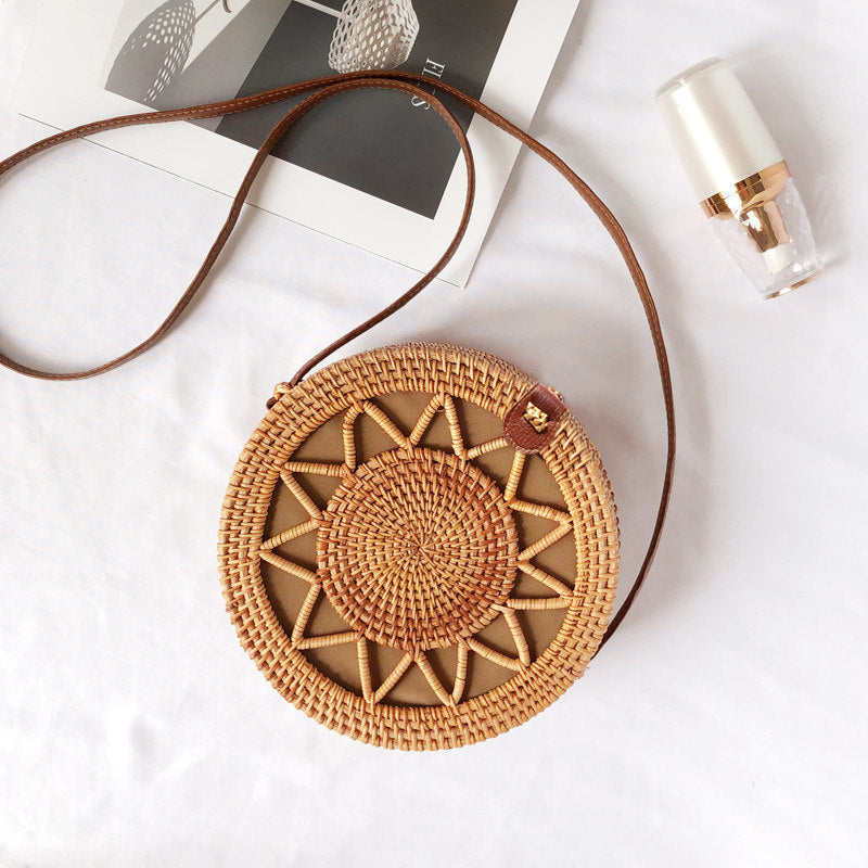 Vietnamese Rattan Crossbody Bag
