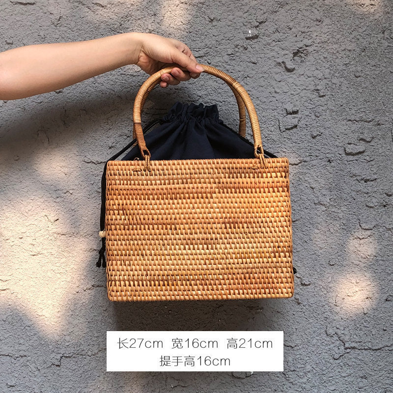 Vietnamese Rattan Crossbody Bag