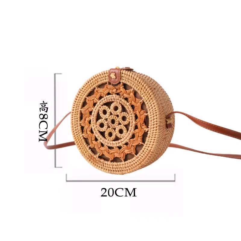 Vietnamese Rattan Crossbody Bag