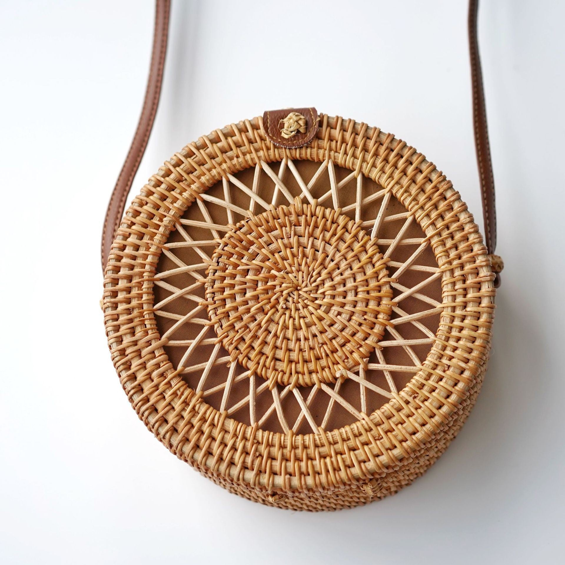 Vietnamese Rattan Crossbody Bag